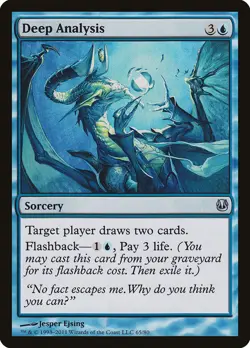 Deep Analysis Ajani vs. Nicol Bolas PLD Blue Uncommon MAGIC MTG CARD ABUGames - Image 1