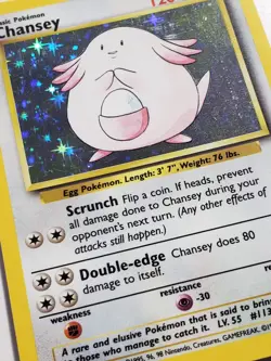HOLO Chansey 3/102 NM - 1999 Base Set Pokemon Card $2 Combined Shipping - Image 4