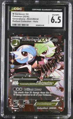 CGC 6.5 M Gardevoir EX Generations RC31/RC32 Radiant Collection Pokemon Card - Image 1
