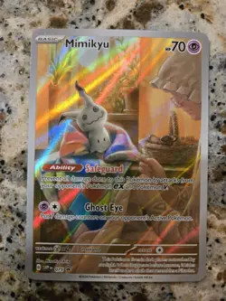 (Lightly Played) Mimikyu 075 Scarlet & Violet Promo Holo Card - Image 1