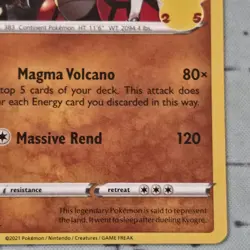 Pokemon Groudon TCG Holo Rare Card Celebrations 017/025 - Image 5