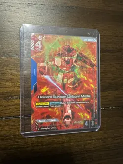 Unicorn Gundam Card Unicorn Mode R+ GD01 - Image 1
