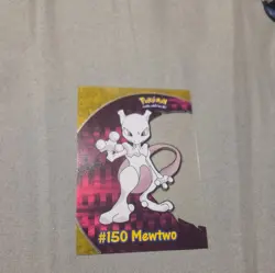 2000 Topps Pokemon #150 MewTwo CP5 TV Animation Transparent Card - Image 3