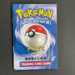 Pokemon TCG Trading Card Game 1999 Starter Rules Rulebook Version 2 - Image 1