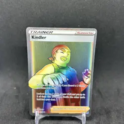 Kindler Rainbow Rare 179/172 Brilliant Stars Full Art Pokemon Card NM Near Mint - Image 2