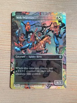 Web-Warriors - 203 - MTG: Spider-Man: Eternal - Borderless - Uncommon - FOIL - Image 1