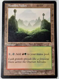 Mossfire Valley - Odyssey - Magic the Gathering MTG Nice! - Image 1