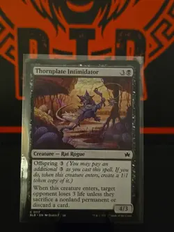 x1 Thornplate Intimidator BLB Bloomburrow MTG 117 COMMON M/NM 1x - Image 1