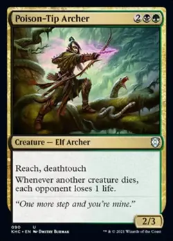 Poison-Tip Archer Kaldheim Commander LP MTG - Image 1