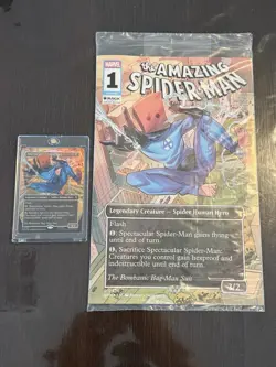 MTG Bombastic Bag Man Spectacular Spider-Man 0236 Card AND Comic Variant - Image 1