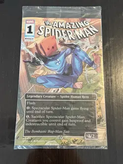 MTG Bombastic Bag Man Spectacular Spider-Man 0236 Card AND Comic Variant - Image 4