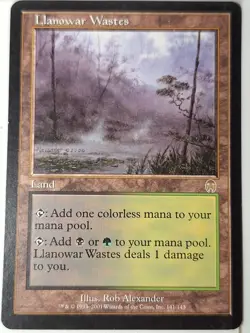Llanowar Wastes - Apocalypse - Magic the Gathering MTG Nice! - Image 1