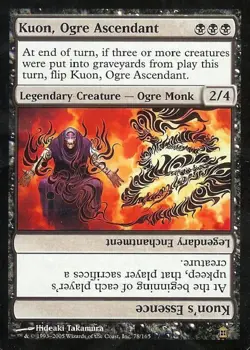 Kuon, Ogre Ascendant - Medium Play MTG Saviors of Kamigawa - Image 1