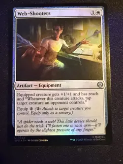 Web-Shooters #22 Near Mint FOIL SPM Marvel's Spider-Man Magic MTG - Image 1