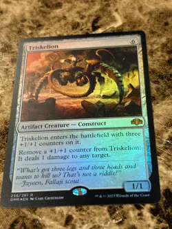 TRISKELION Magic MTG Dominaria Remastered Foil - Image 1
