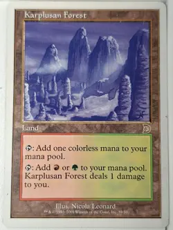 Karplusan Forest - Deckmasters - Magic the Gathering MTG Nice! - Image 1