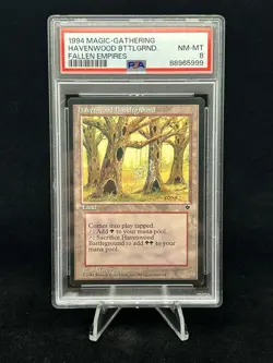 HAVENWOOD BATTLEGROUND Fallen Empires 1994 Magic The Gathering MTG PSA 8 NM-MT - Image 1