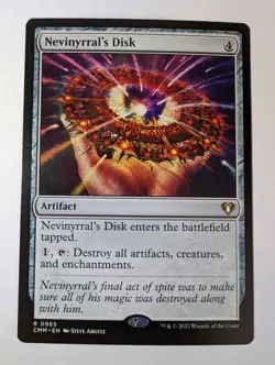 MTG Nevinyrral's Disk Commander Masters 0965 Regular Rare NM - Image 1