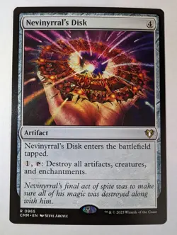 MTG Nevinyrral's Disk Commander Masters 0965 Regular Rare NM - Image 2