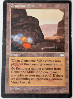 Gemstone Mine - Weatherlight - Magic the Gathering MTG Nice! - Image 1