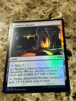 MISHRA'S FACTORY Magic MTG Dominaria Remastered Foil - Image 1
