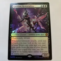 Gwenom, Remorseless Foil Marvel's Spider-Man NM MTG - Image 1