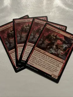 x4 Cragsmasher Yeti (C) MTG March Of The Machine MOM - Image 1