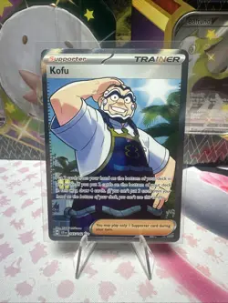 Pokemon TCG: Kofu 165/142 - SV: Stellar Crown - Ultra Rare NM - Image 1