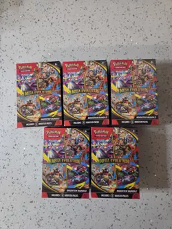 Pokemon TCG Mega Evolution Booster Bundle Box Factory Sealed Lot of 5 - Image 1