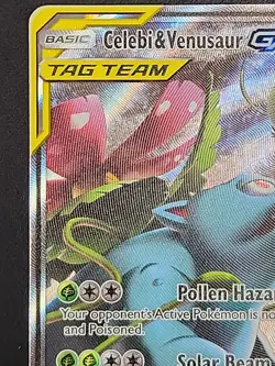 Celebi & Venusaur GX LP SM167 Sun & Moon Promo 167 Pokemon TCG Holo - Image 2