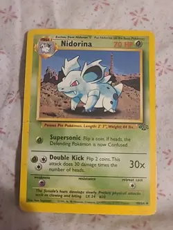 Pokemon TCG Nidorina 40/64 Jungle Regular - Image 1