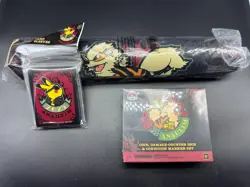 SET Pokemon Arcanine Coin Damage Counter Dice Marker- Playmat-Rockabilly Sleeves - Image 1