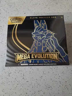 Pokemon TCG Mega Evolution Elite Trainer Box (Lucario) FACTORY SEALED IN HAND!! - Image 1