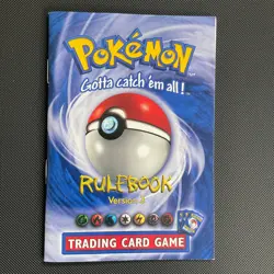 1999 Pokemon Base Rule Book Version 3 TCG Cards Manual Vintage WOTC - Image 1