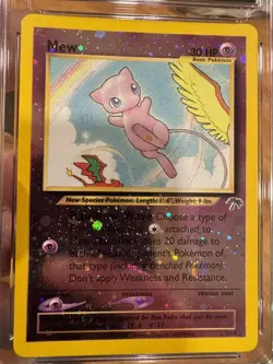 2001 Pokemon Southern Islands Mew 1/18 Promo Holo (reverse) True Promo CGC 9 - Image 3