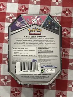 Pokemon TCG: V Heroes Tin - Espeon V Brand NEW Sealed. 4 Booster Packs. NEW!! - Image 2