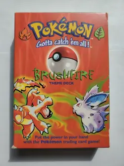 Pokemon TCG - Brushfire Theme Deck - Base Set - NM Never Played Opened Complete - Image 1