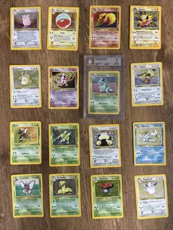 Pokemon Jungle Set 1 - 64 100% Complete Vintage Pokemon Cards Holo WOTC - Image 1