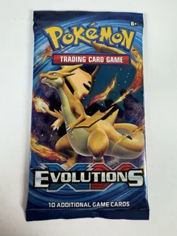 Pokemon XY Evolutions Booster Pack Factory Sealed CHARIZARD ART - Image 3
