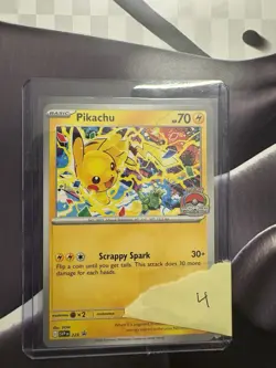 2025 Pokemon World Championships Pikachu Black Star Promo #225 - Image 1