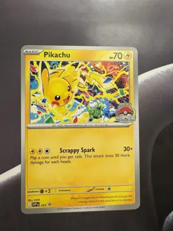 2025 Pokemon World Championships Pikachu Black Star Promo #225 - Image 2