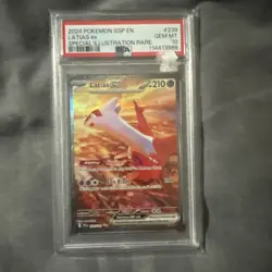 LATIAS EX PSA 10 2024 POKEMON SV SURGING SPARKS - SSP EN #239/191 SIR GEM 6139 - Image 1