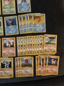 Lot of 87 Shadowless Base Set Pokemon Cards 1999 Vintage WOTC Unplayed NM - Image 4