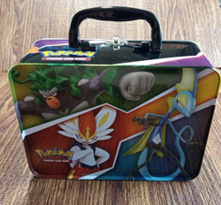 Pokemon Fall Collectors Chest Tin Lunchbox Charizard Pikachu Vivid Voltage EMPTY - Image 2