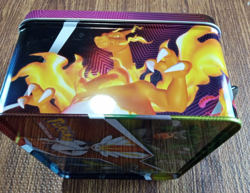 Pokemon Fall Collectors Chest Tin Lunchbox Charizard Pikachu Vivid Voltage EMPTY - Image 5