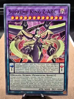 Yugioh - Supreme King Z-ARC LED6-EN054 1st Edition Common NM - Image 1