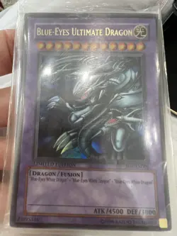 Yugioh Blue-Eyes Ultimate Dragon JMP-EN005 Holo Rare Limited Edition SEALED MINT - Image 1