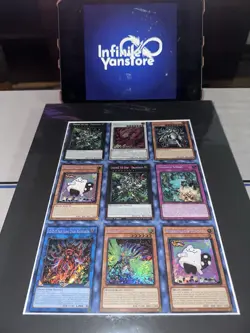 Doom Of Dimensions 1st Edition Secret Rare Uncut Sheet 2 -Yugioh Konami Official - Image 1