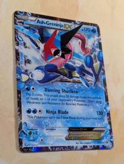 Pokemon TCG Ash-Greninja EX XY Black Star Promo XY133 Holo Card TCG Regular Size - Image 4