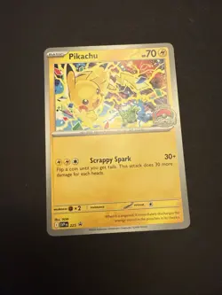 Pikachu 225 2025 World Championships Black Star Promo Card Pokemon TCG - Image 1